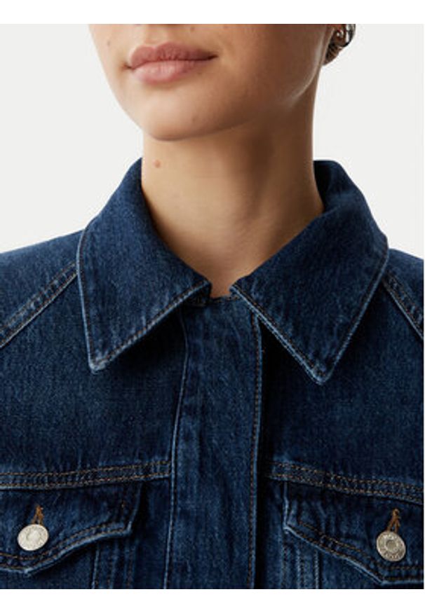 JOOP! Kurtka jeansowa Imera 30104371 Granatowy Regular Fit. Kolor: niebieski. Materiał: bawełna