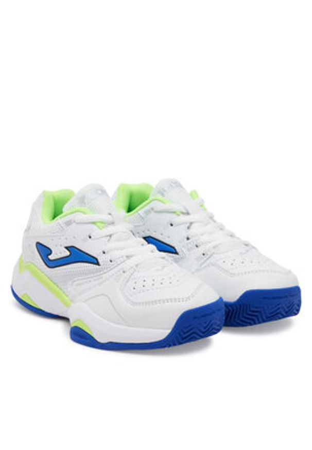 Joma Buty do tenisa Master 1000 Jr 2502 JMATS2502C Biały. Kolor: biały. Materiał: skóra. Sport: tenis