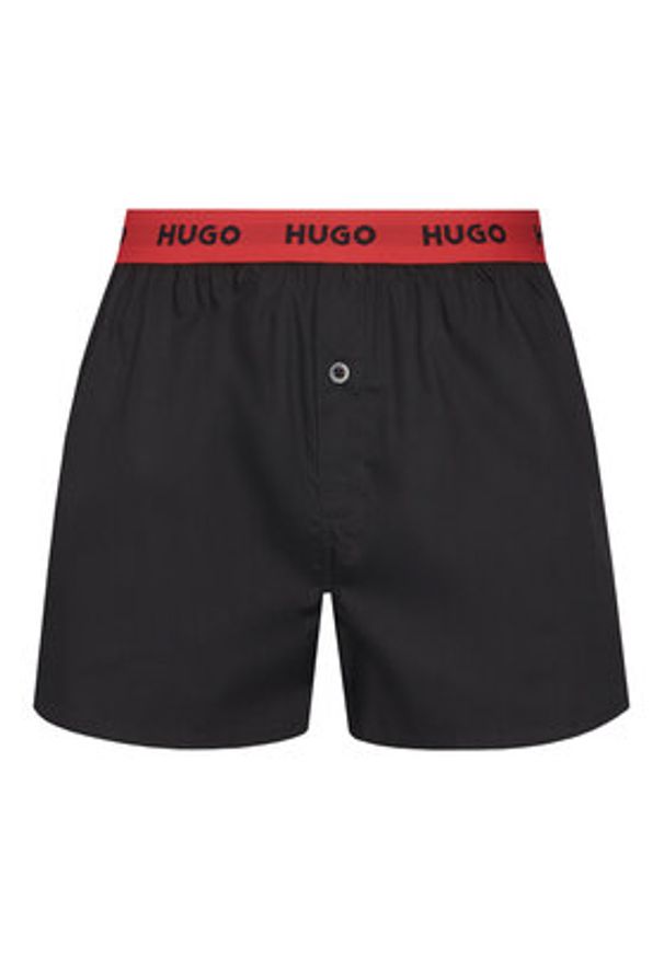 Hugo - HUGO Komplet bokserek 50532565 Czarny. Kolor: czarny. Materiał: bawełna