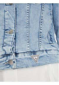 Guess Kurtka jeansowa W5RN01 D5L71 Niebieski Regular Fit. Kolor: niebieski. Materiał: bawełna
