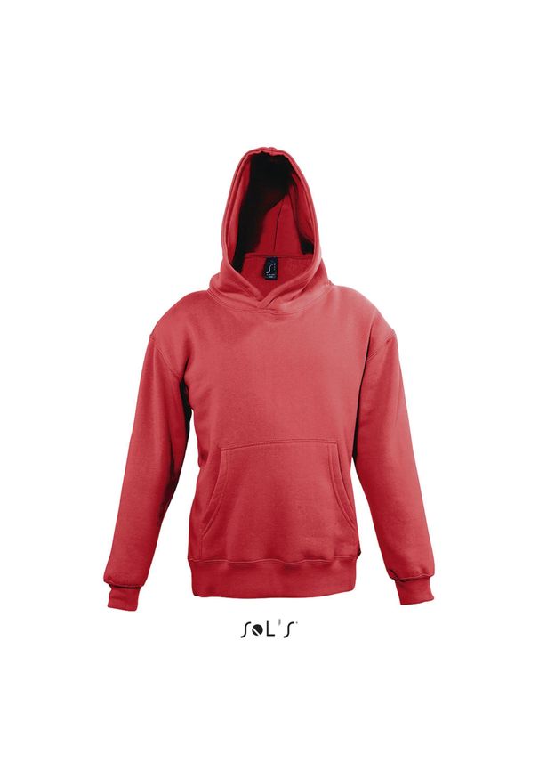 SOL'S - Bluza z kapturem dla dzieci Sol's Slam. Typ kołnierza: kaptur. Kolor: czerwony
