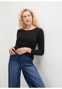 bonprix - Koszulka z długim rękawem (2 szt.). Kolor: czarny. Materiał: materiał. Długość rękawa: długi rękaw. Długość: długie #1