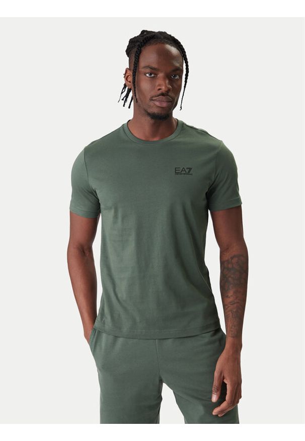 EA7 Emporio Armani T-Shirt 8NPT25 PJVPZ U7260 Zielony Regular Fit. Kolor: zielony. Materiał: bawełna