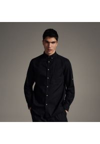 Reserved - Gladka koszula regular fit - Czarny. Kolor: czarny #1