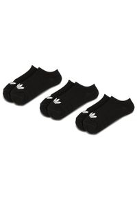 Adidas - adidas Skarpety krótkie Trefoil Liner S20274 Czarny. Kolor: czarny. Materiał: materiał #1