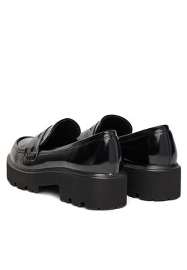 DeeZee Loafersy LE601-2 Czarny. Kolor: czarny. Materiał: skóra