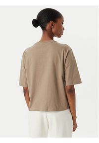Guess T-Shirt V4YI06 I3Z14 Beżowy Regular Fit. Kolor: beżowy. Materiał: bawełna #5