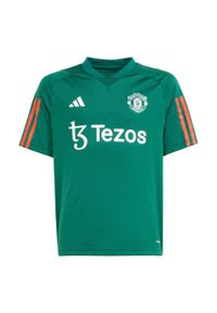 Adidas - Manchester United Tiro 23 Training Jersey Juniors'. Kolor: czerwony, wielokolorowy, zielony. Materiał: jersey #1