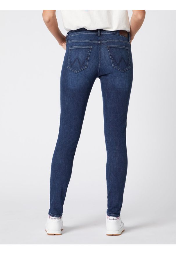 Wrangler - DAMSKIE SPODNIE JEANSOWE WRANGLER SKINNY TRUE DARK W28K-JY-78Z 112128288