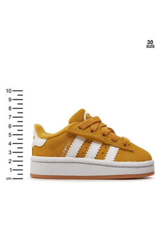 Adidas - adidas Sneakersy Campus 00s Cf El I JH6325 Żółty. Kolor: żółty. Materiał: zamsz, skóra. Model: Adidas Campus