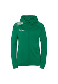 KEMPA - Bluza damska z kapturem Kempa Ambition 28. Typ kołnierza: kaptur. Kolor: zielony, biały, wielokolorowy. Sport: piłka ręczna