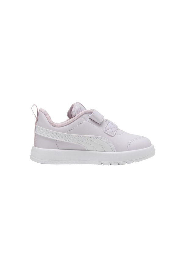 Puma - Sneakersy dla małych dzieci Courtflex V3 PUMA Island. Kolor: różowy. Materiał: syntetyk, materiał. Sport: turystyka piesza