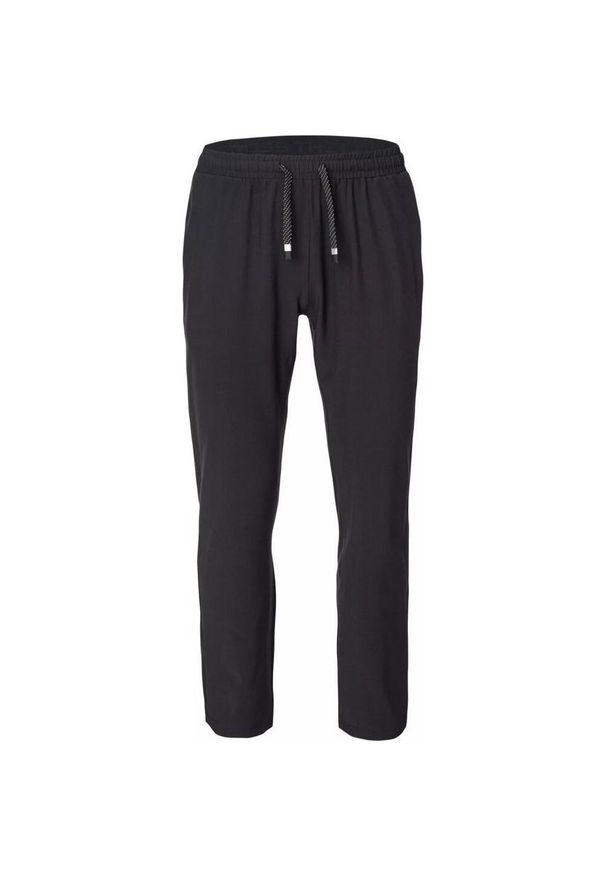 IQ - Spodnie Do Joggingu Męskie Jean. Kolor: czarny. Materiał: dresówka. Sport: bieganie