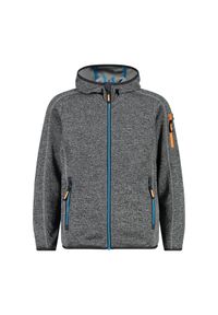 Kurtka z kapturem dla dziecka CMP. Typ kołnierza: kaptur. Kolor: szary. Materiał: softshell. Styl: sportowy #1