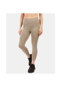Damskie legginsy fitness Kilpi RIVIAN-W z funkcją OPTI-DRY. Kolor: zielony. Sport: fitness
