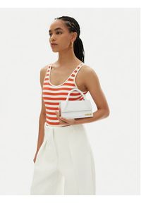 JACQUEMUS Torebka Le Chiquito Long 21H213BA004-3000 Biały. Kolor: biały. Materiał: skórzane #4