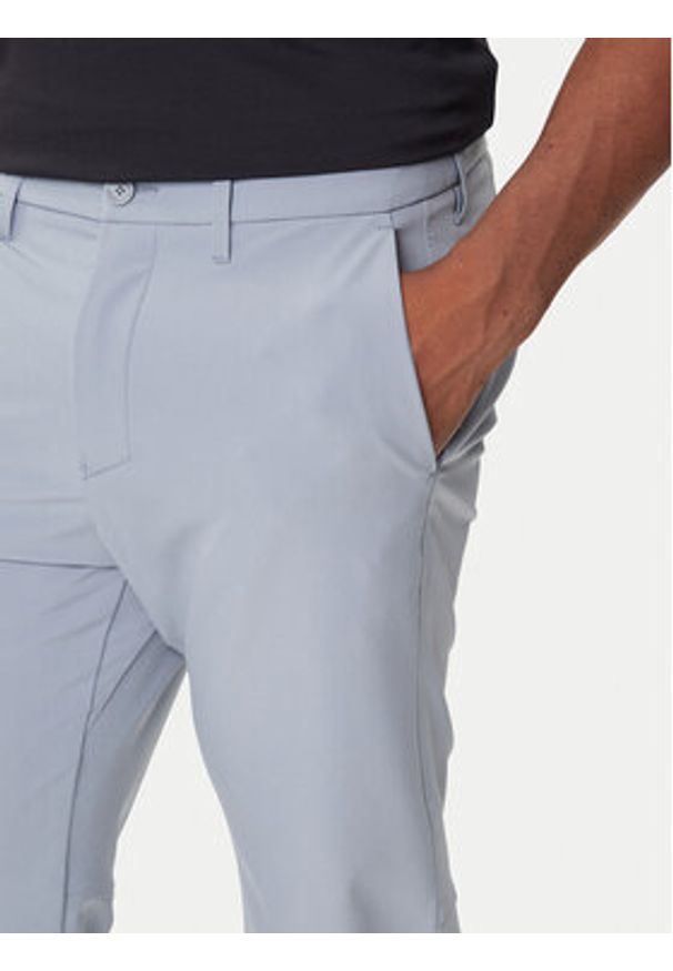 BOSS Spodnie materiałowe T_Commuter 50534303 Szary Slim Fit. Kolor: szary. Materiał: syntetyk