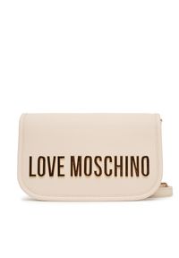 Love Moschino - Torebka LOVE MOSCHINO. Kolor: beżowy