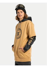 DC Shoes Bluza Dryden ADYFT03440 Brązowy Regular Fit. Kolor: brązowy. Materiał: syntetyk #4