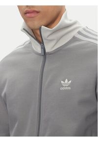 Adidas - adidas Bluza adicolor Classics Beckenbauer JP1226 Szary Slim Fit. Kolor: szary. Materiał: bawełna