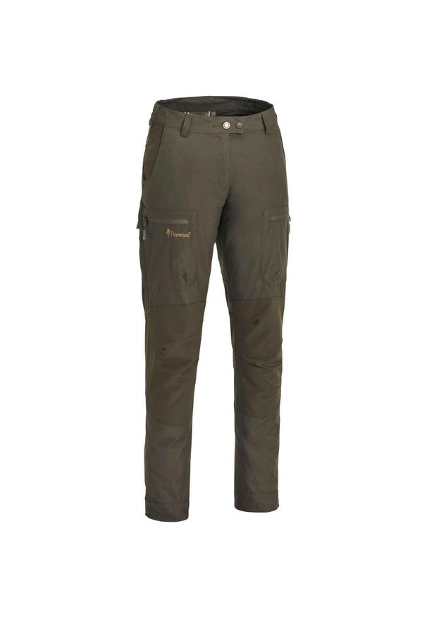 PINEWOOD - Spodnie trekkingowe damskie Pinewood Caribou TC. Kolor: zielony