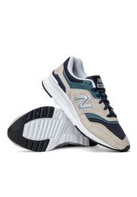 Sneakersy męskie szare New Balance CM997HTB. Kolor: szary
