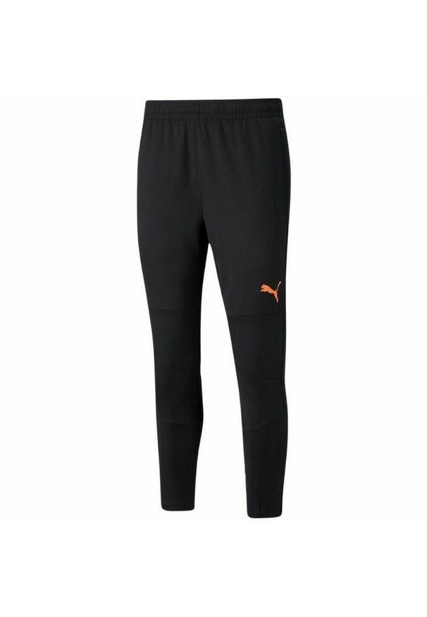 Puma - Męskie Spodnie Do Biegania Individual Final Training. Kolor: czarny. Materiał: dresówka