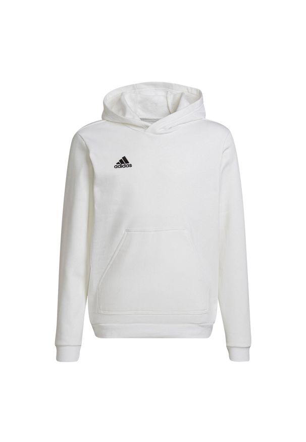Adidas - Bluza piłkarska dla dzieci adidas Entrada 22 Hoody. Kolor: czarny, wielokolorowy, biały. Materiał: poliester, bawełna. Sport: piłka nożna