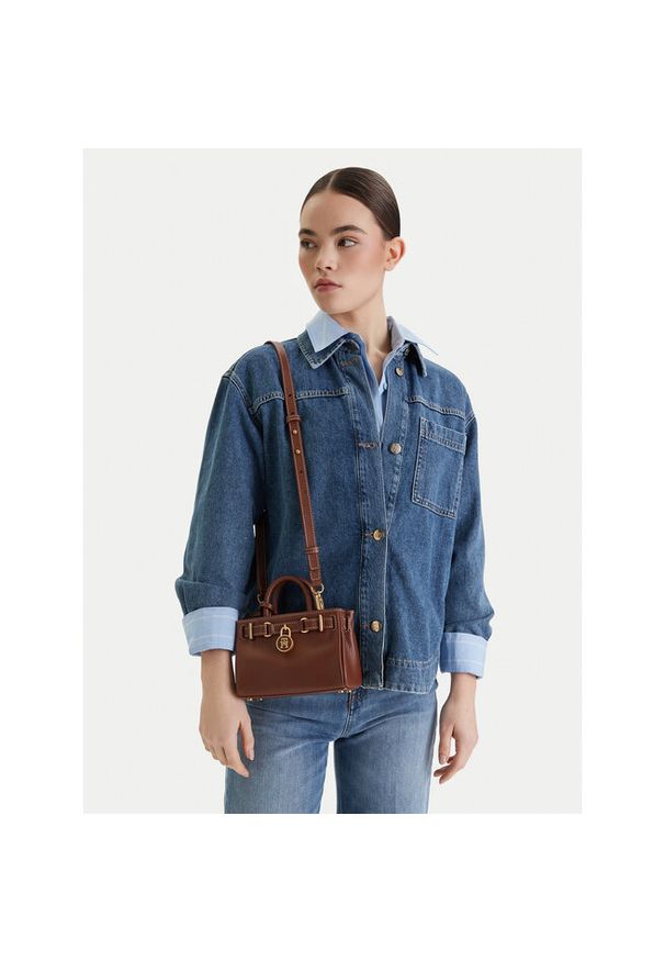 TOMMY HILFIGER - Torebka Tommy Hilfiger. Kolor: brązowy