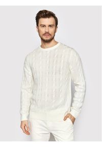 Brave Soul Sweter MK-181MAOC Beżowy Regular Fit. Kolor: beżowy. Materiał: syntetyk #1
