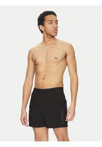 Calvin Klein Swimwear Szorty kąpielowe KM0KM01096 Czarny Regular Fit. Kolor: czarny. Materiał: syntetyk #4