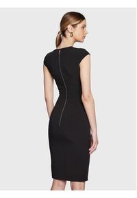 Elisabetta Franchi Sukienka koktajlowa AB-361-31E2-V390 Czarny Slim Fit. Kolor: czarny. Materiał: syntetyk. Styl: wizytowy #5