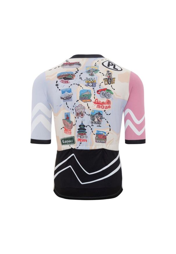 Koszulka rowerowa męska Quest Maja Places. Sport: kolarstwo