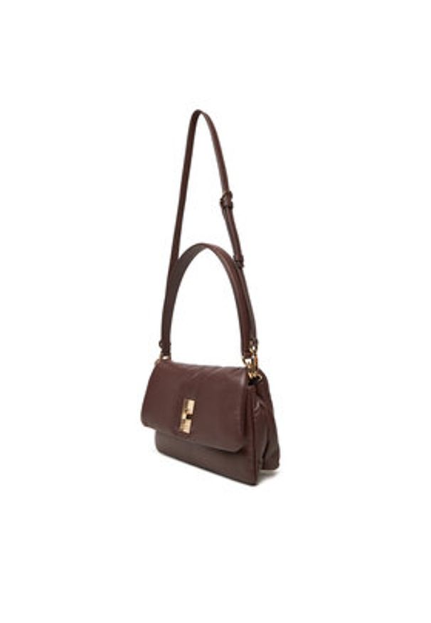 TOMMY HILFIGER - Tommy Hilfiger Torebka Soft Leather Conv Crossover AW0AW17638 Brązowy. Kolor: brązowy. Materiał: skórzane