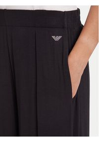 Emporio Armani Underwear Spodnie materiałowe EW000522 AF10889 UC001 Czarny Loose Fit. Kolor: czarny. Materiał: wiskoza #5