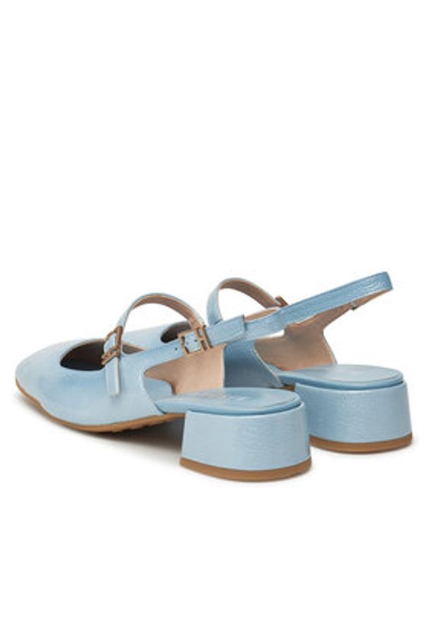 Hispanitas Sandały Oporto HV253818 Niebieski. Kolor: niebieski. Materiał: skóra