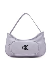 Calvin Klein Jeans Torebka Ck Shoulder Bag IU0IU00696 Fioletowy. Kolor: fioletowy