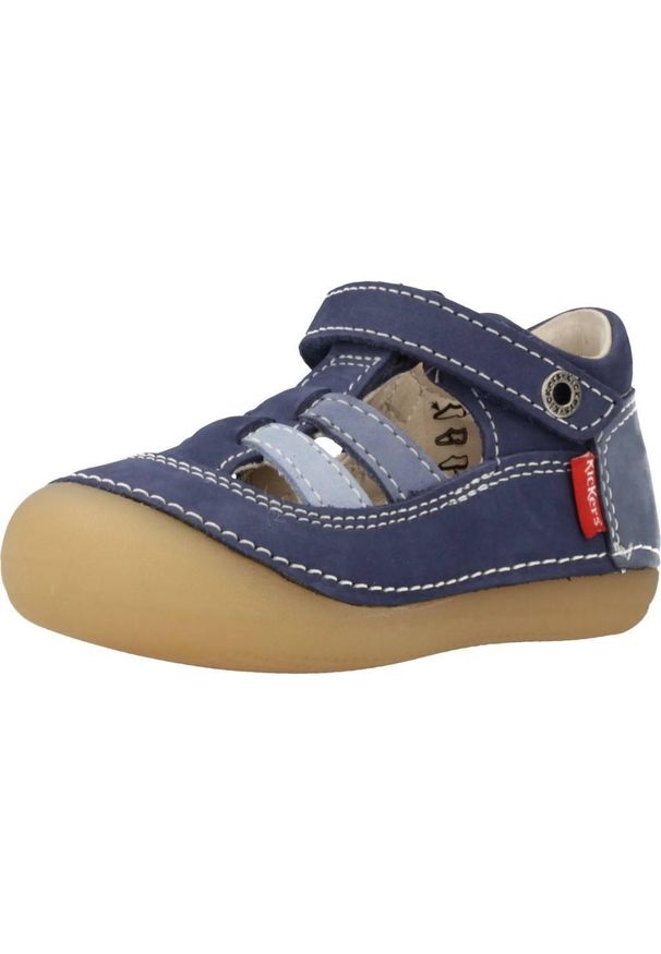 Kickers - Sandały dziecięce KICKERS SUSHY. Kolor: niebieski. Materiał: skóra. Sezon: lato