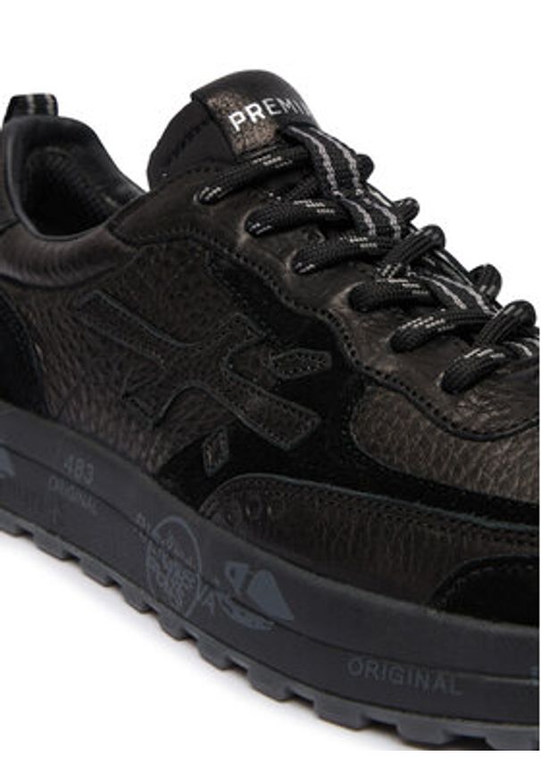 Premiata Sneakersy NOUS VAR 7732 Czarny. Kolor: czarny. Materiał: zamsz, skóra
