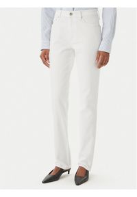 TOMMY HILFIGER - Tommy Hilfiger Jeansy WW0WW48579 Biały Slim Fit. Kolor: biały #1
