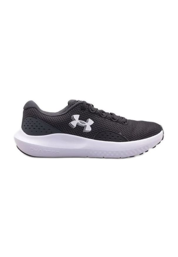 Buty Under Armour W 3027007-001 czarne. Okazja: na co dzień. Kolor: czarny. Materiał: materiał, syntetyk