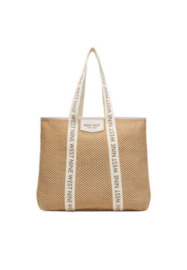 Nine West Torebka CEO-Avenia-LA374-4513-6 Beżowy. Kolor: beżowy