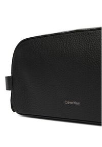 Calvin Klein Kosmetyczka Foil Emboss Dopp Kit LV04D1031G Czarny. Kolor: czarny. Materiał: skóra #2