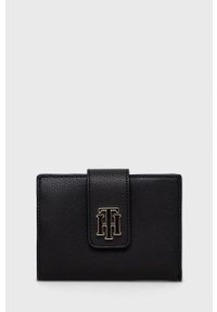 TOMMY HILFIGER - Tommy Hilfiger portfel damski kolor czarny. Kolor: czarny #1