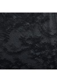 Intica - Body koronkowe na szerokich ramiączkach eleganckie Fede. Kolor: czarny. Materiał: koronka #6