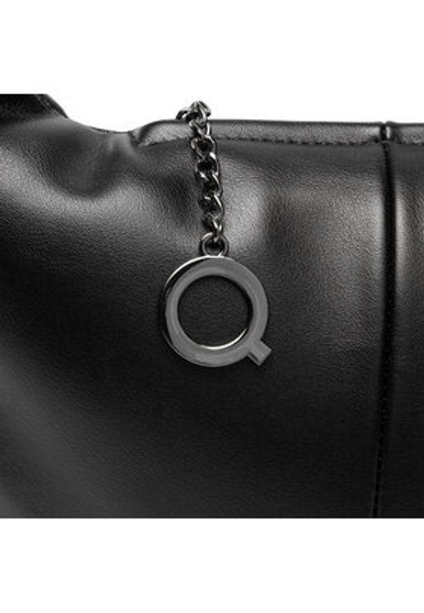 QUAZI Torebka MQH-J-036-10-01 Czarny. Kolor: czarny. Materiał: skórzane