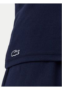 Lacoste Piżama 4F8400 Granatowy Regular Fit. Kolor: niebieski. Materiał: bawełna #5