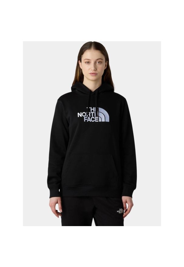 Bluza Damska The North Face W Drew Peak. Typ kołnierza: kaptur. Kolor: czarny. Materiał: materiał