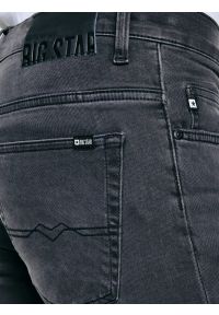 Big-Star - Jeansy męskie skinny szare Deric 893. Okazja: na co dzień. Kolor: szary. Styl: casual