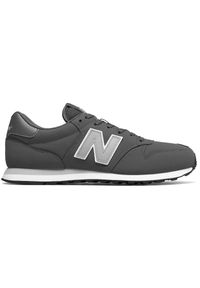 Buty New Balance GM500DGR - szare. Okazja: na co dzień. Kolor: szary. Materiał: syntetyk, materiał. Szerokość cholewki: normalna